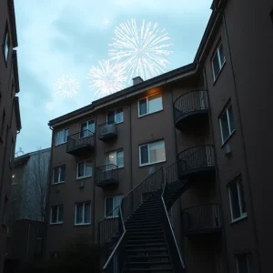 Fireworks incident at Spring Villa Apartments in North Providence