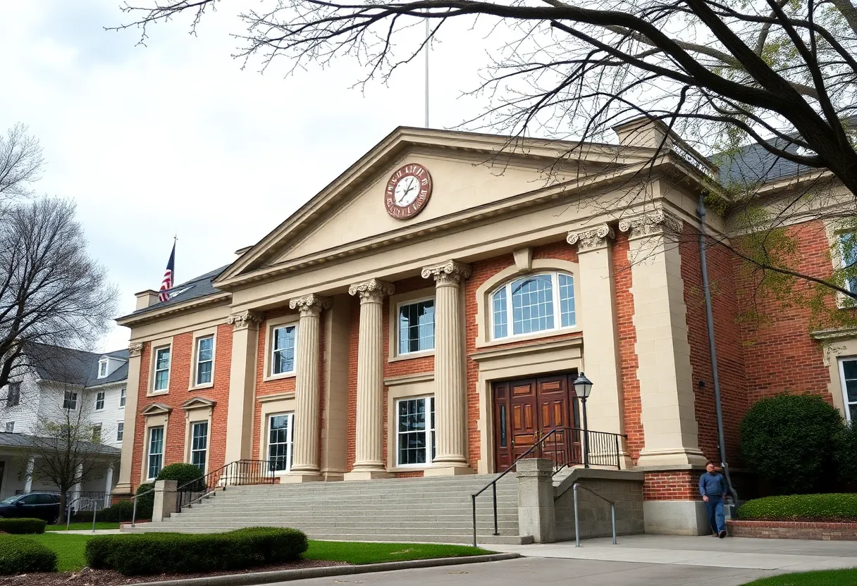 Facade of North Providence Town Hall
