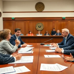 Providence City Council discussing waste management contract