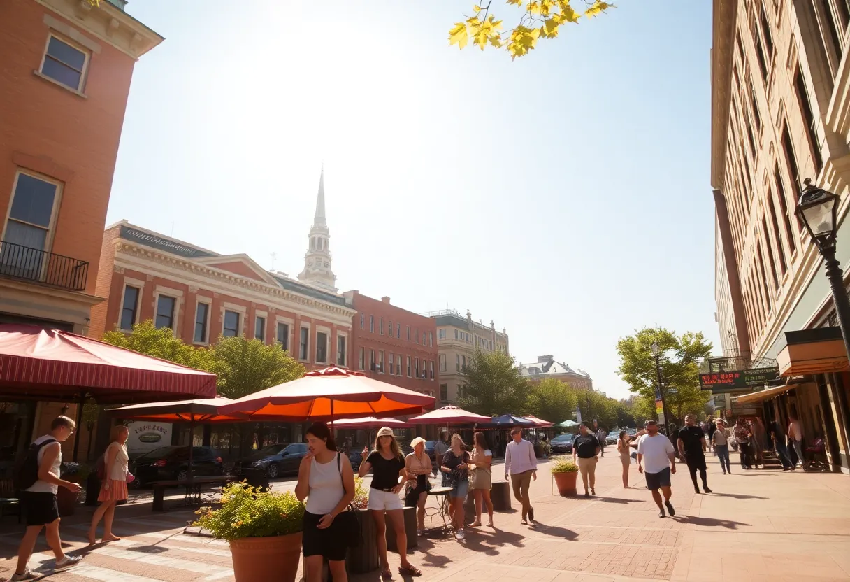 People in Providence finding shade during extreme heat wave