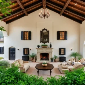 A beautiful Gregorian colonial home in Providence with lush gardens