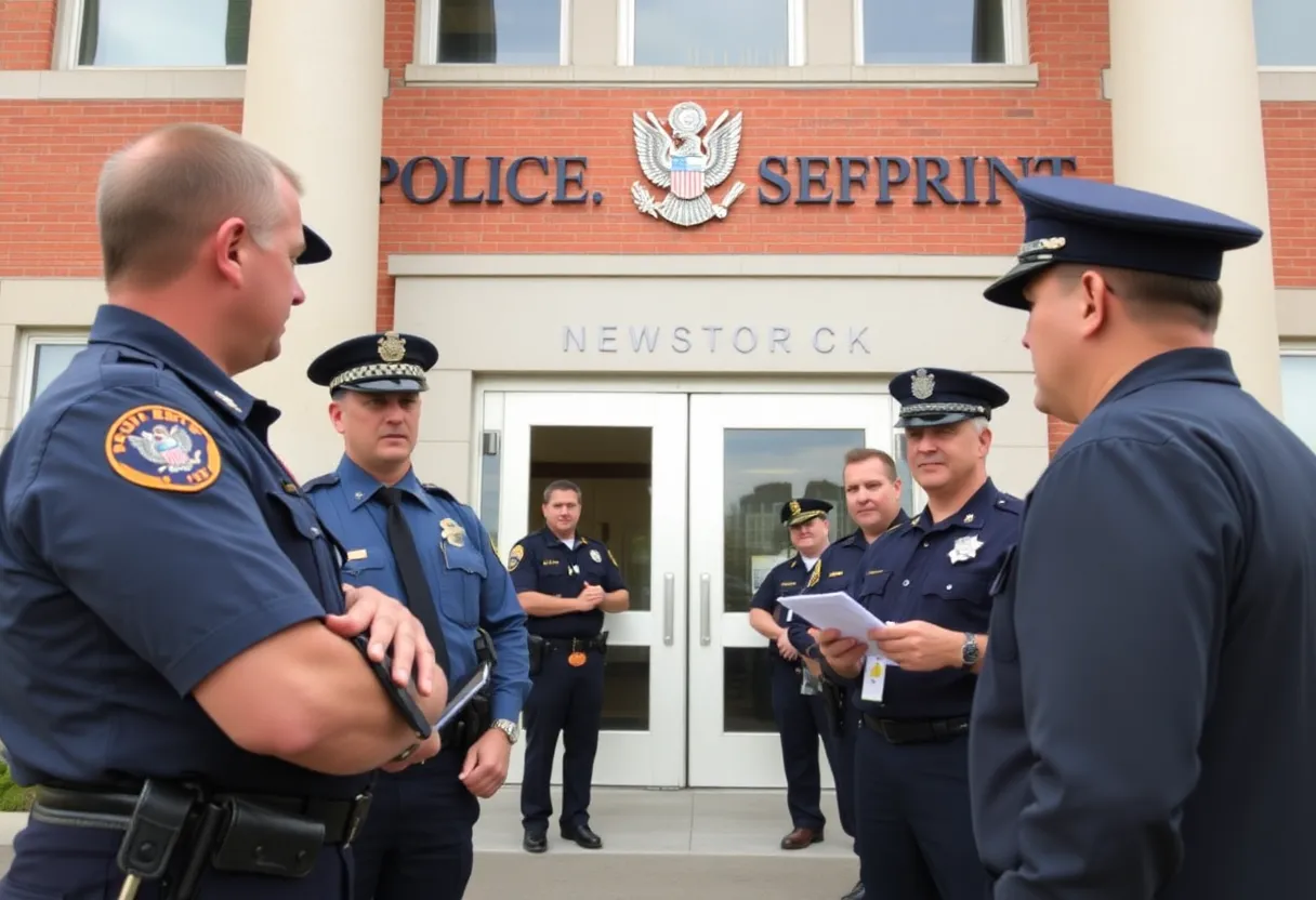 Exterior view of the Providence Police Department building