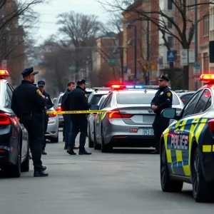 Police officers investigating weapon-related incidents in Providence