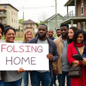 Groups of individuals searching for affordable housing in Rhode Island