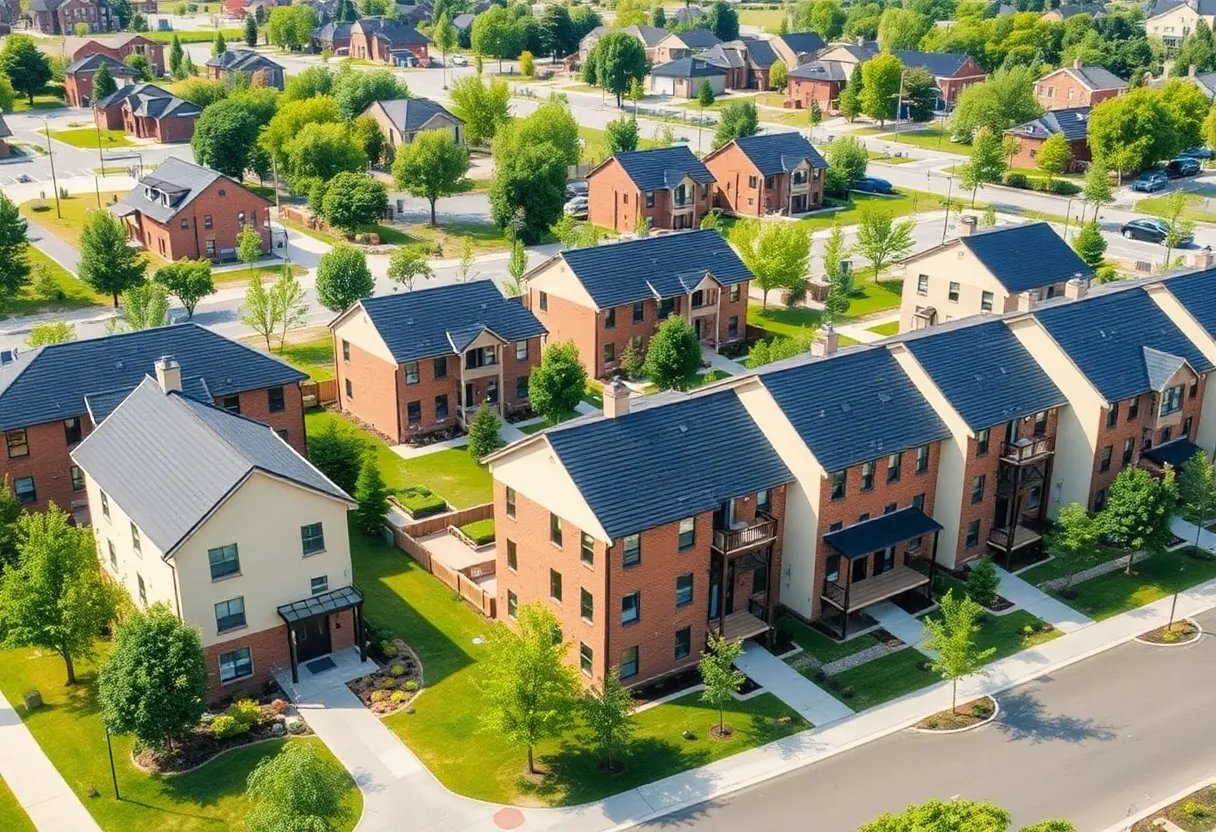 Modern affordable housing complex in Rhode Island