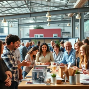 Community collaboration in Rhode Island symbolizes business growth