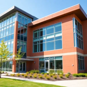 New health laboratory under construction in Rhode Island.