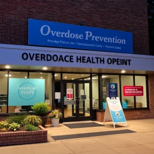 Exterior view of Rhode Island's first overdose prevention center