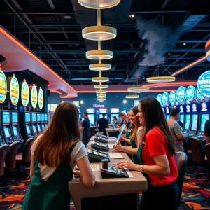 Inside a smoke-free casino showcasing healthy work environment