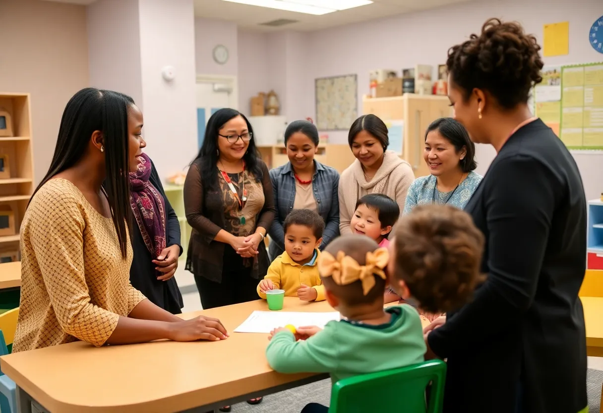 Community leaders advocating for child care funding