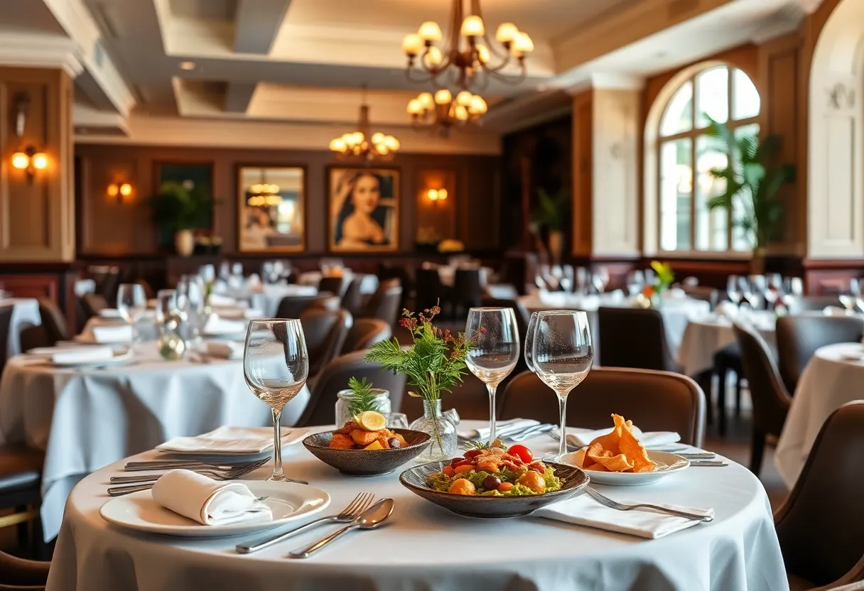Fine dining experience at Claudine restaurant in Providence