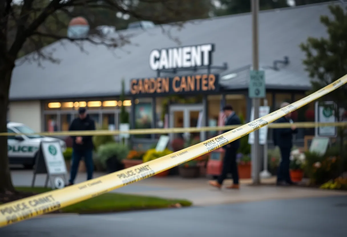 Police investigating a shooting scene in Cranston, RI