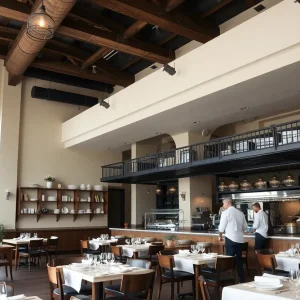 Interior of the Culinary Hub at Providence Public Library