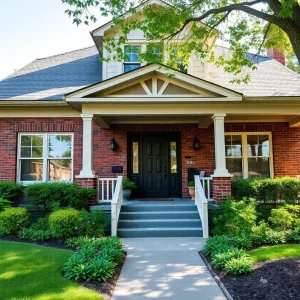 Historic Prairie-style home exterior