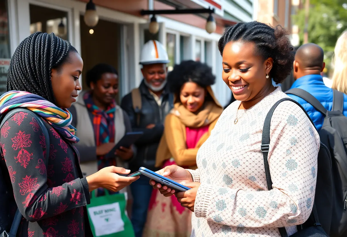 Community members using money transfer services in Rhode Island