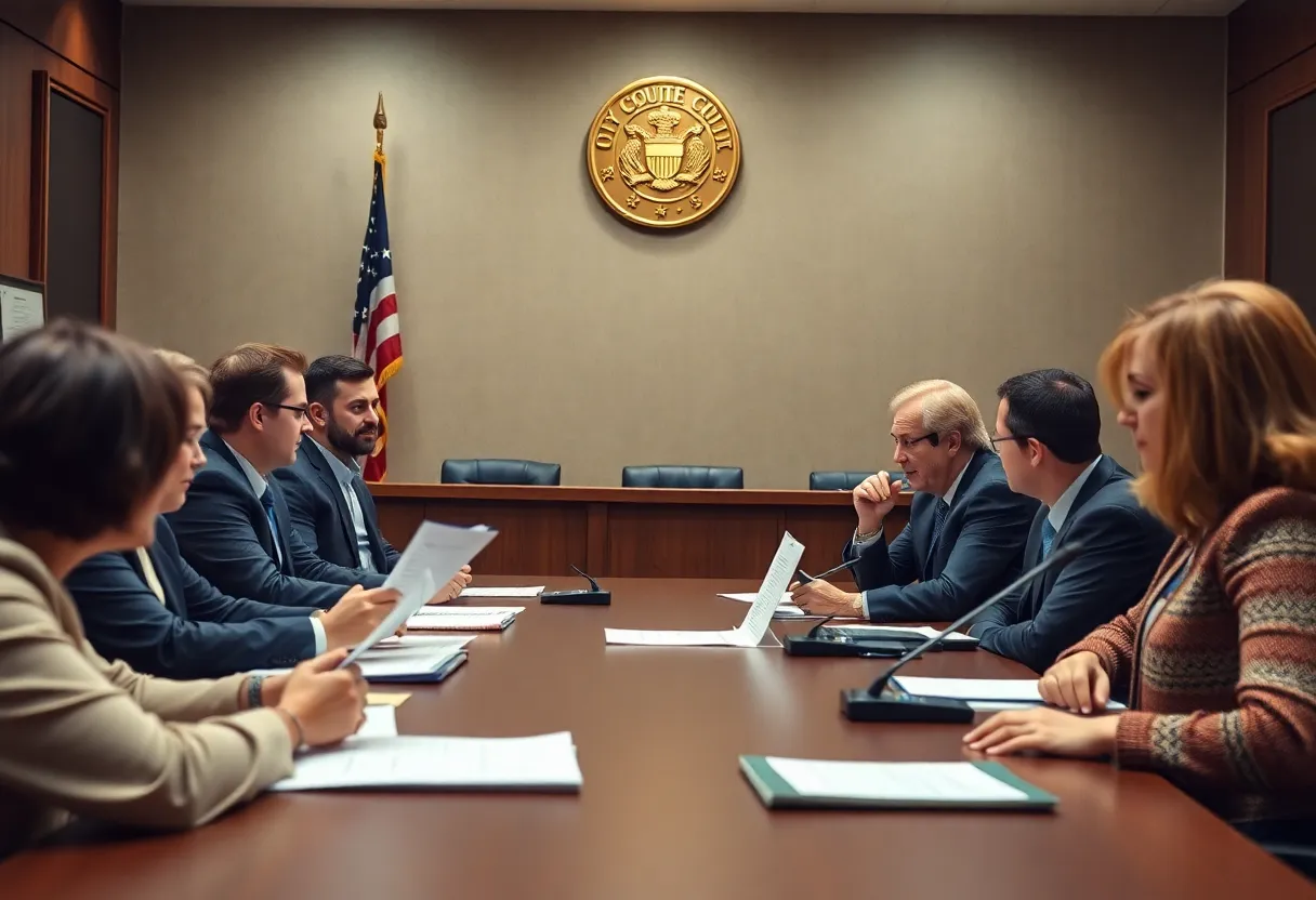 Providence City Council discussing fiscal budget