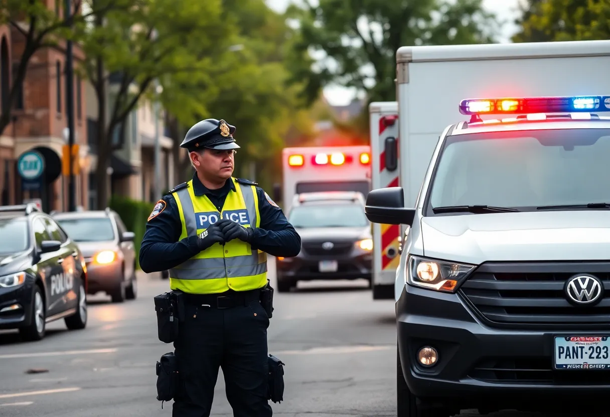 Police responding to a violent incident in Providence