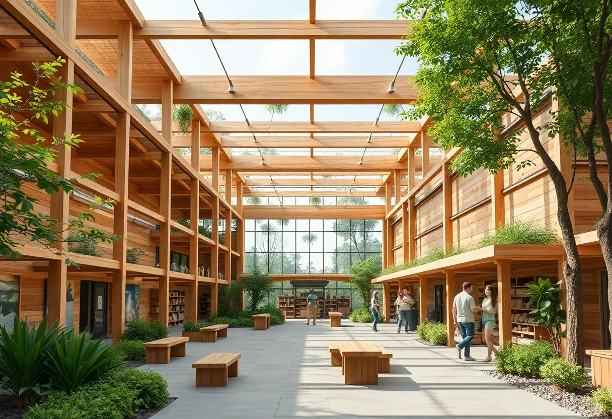 Inauguration of Providence's Urban Wood Depot showcasing sustainable practices.