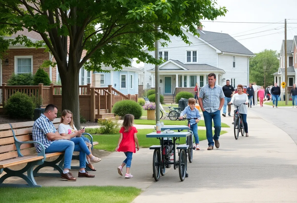 Families enjoying outdoor activities in Rhode Island promoting safety.