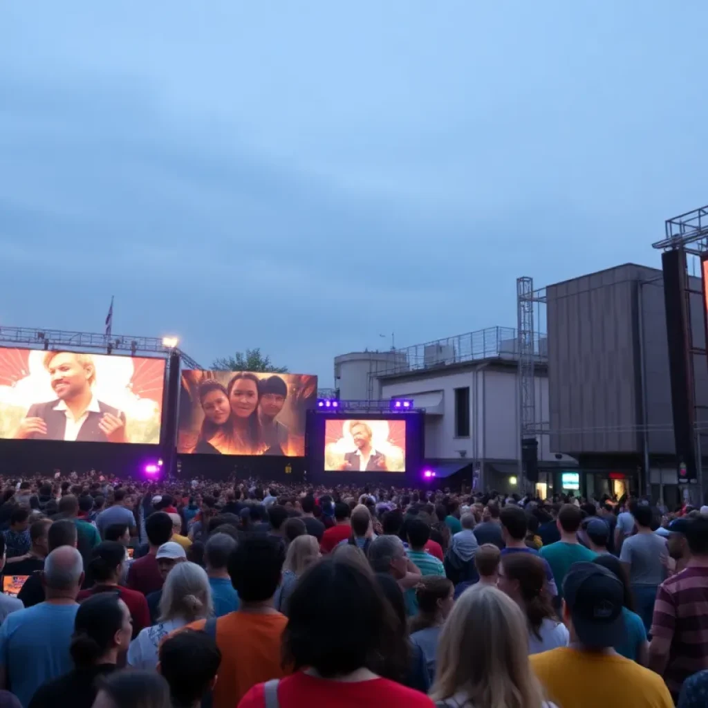 Crowd enjoying the Rhode Island International Film Festival