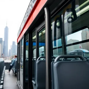 Public transit bus in Providence
