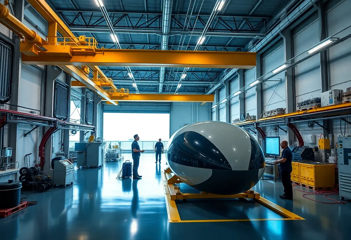 Production of autonomous underwater vehicles at Anduril Industries