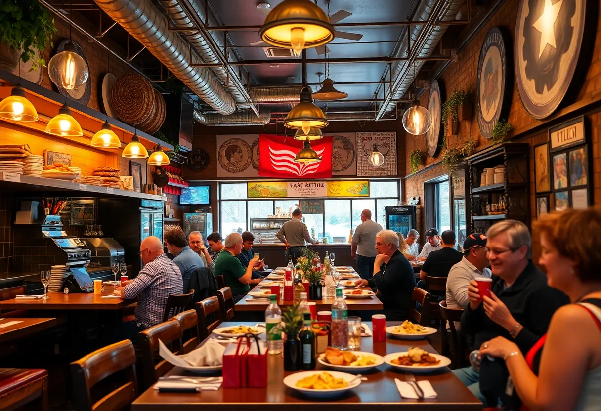 Celebration of the 2025 Best of Rhode Island winners in a restaurant setting