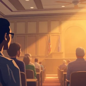 Courtroom representing empathy and justice