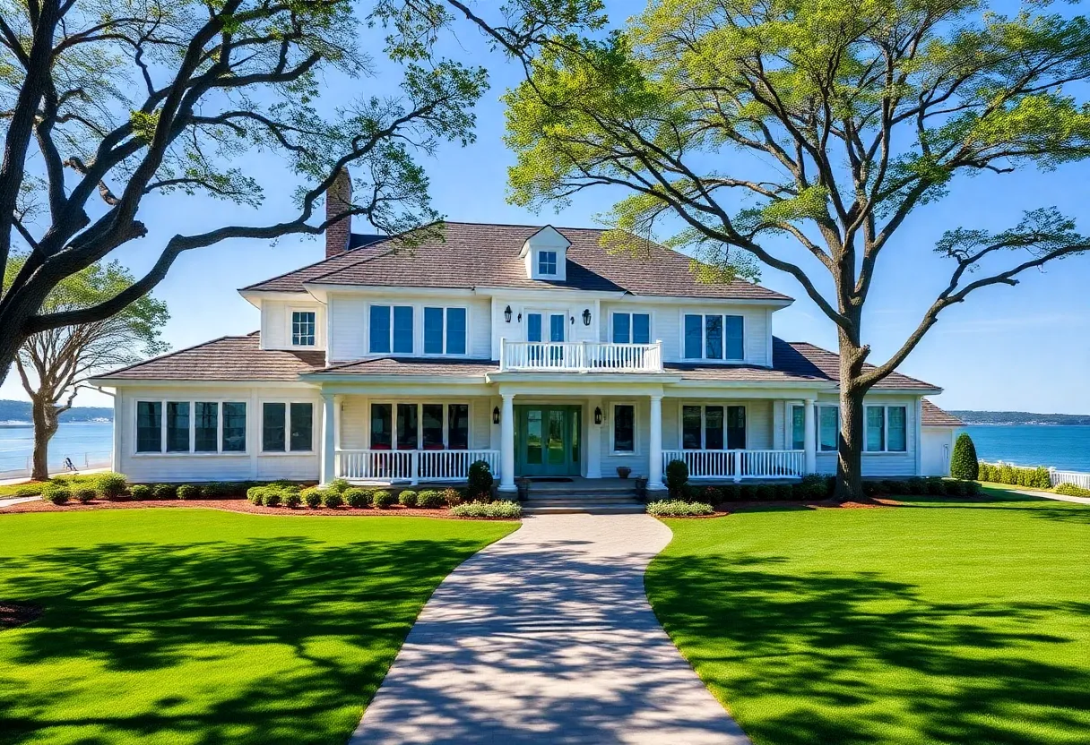 Luxury waterfront property in Jamestown, Rhode Island