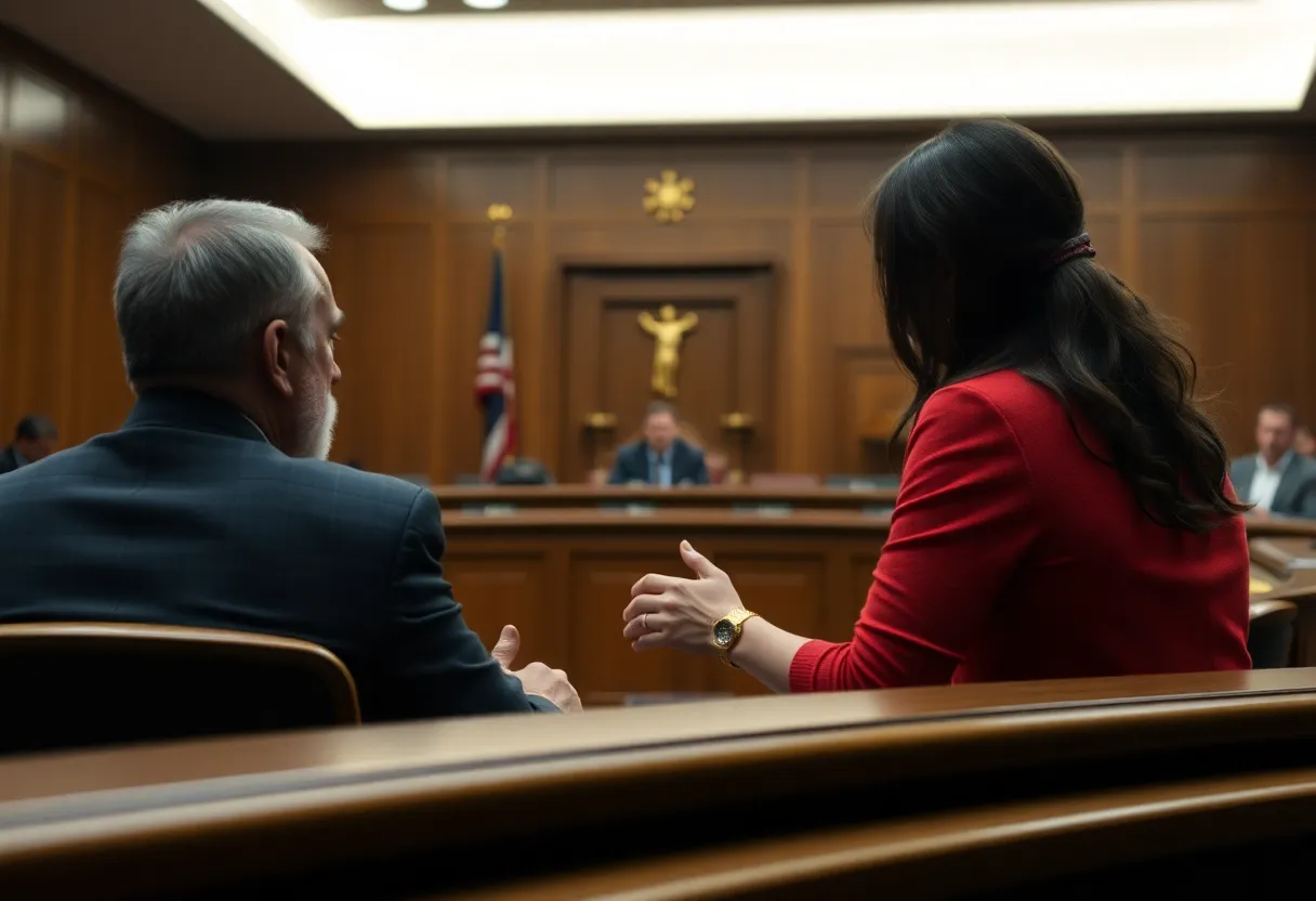 Image of a courtroom symbolizing the Menendez brothers' parole hearing process.