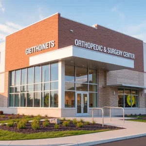 Exterior view of Montecito Medical's new orthopedic and surgery center in Warwick, Rhode Island.