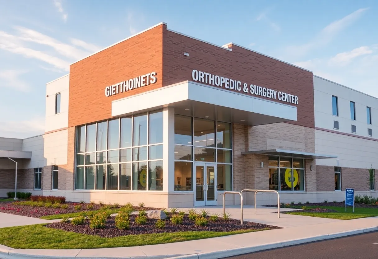 Exterior view of Montecito Medical's new orthopedic and surgery center in Warwick, Rhode Island.
