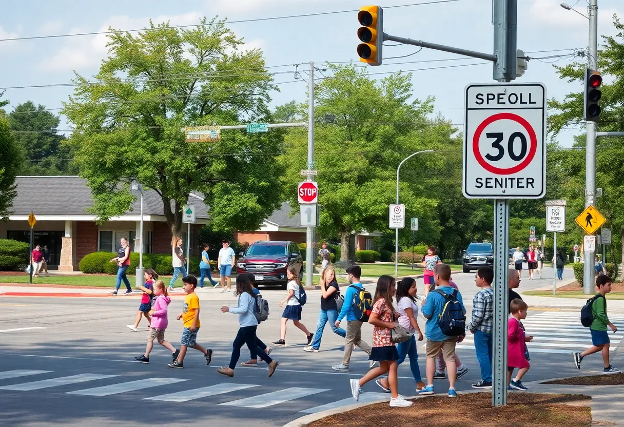 Traffic safety in Pawtucket school zone with speed cameras