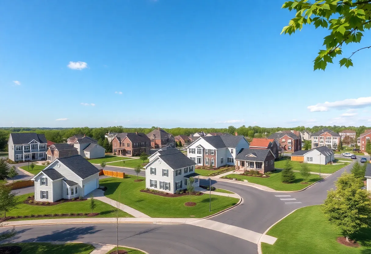 Newly built residential units in Rhode Island promoting affordable housing.