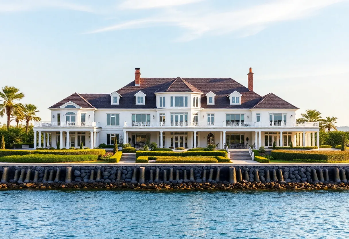 Luxury waterfront estate at 320 Harrison Avenue Newport