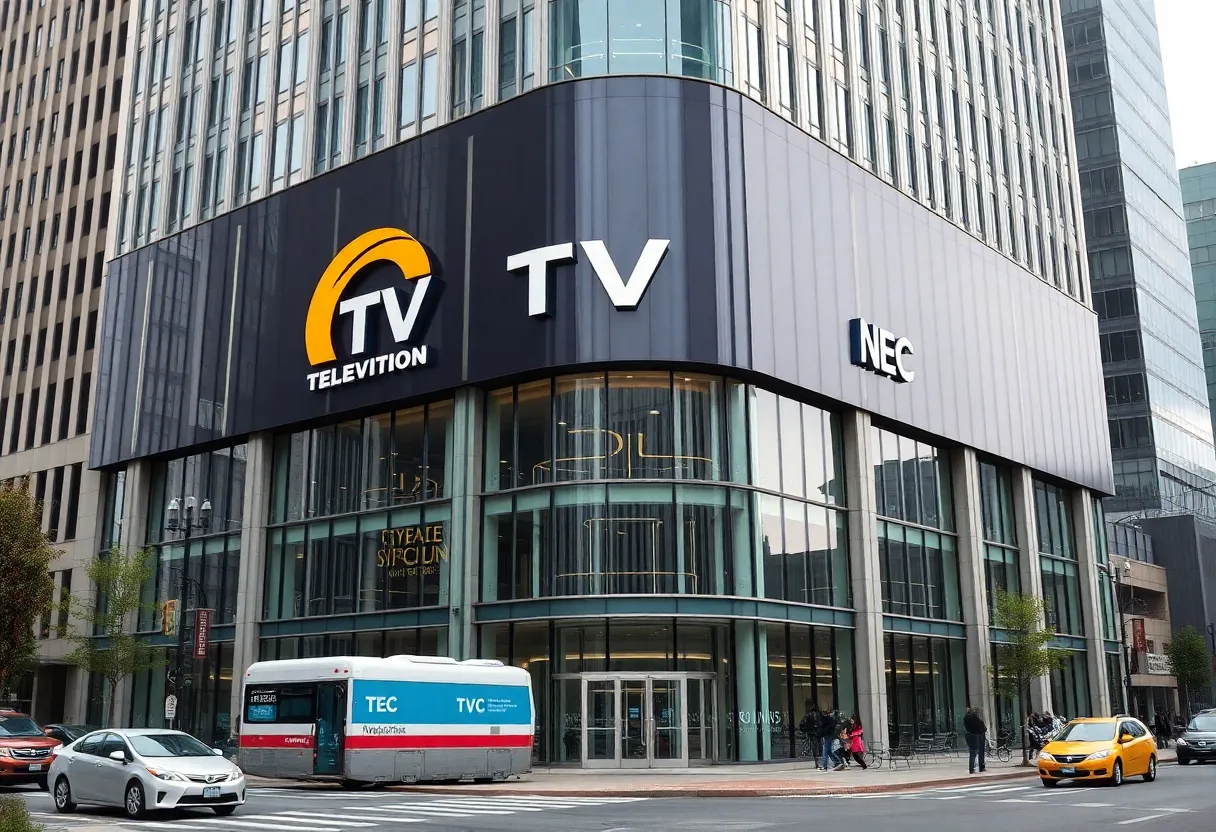 Exterior view of ABC6 headquarters in Rhode Island
