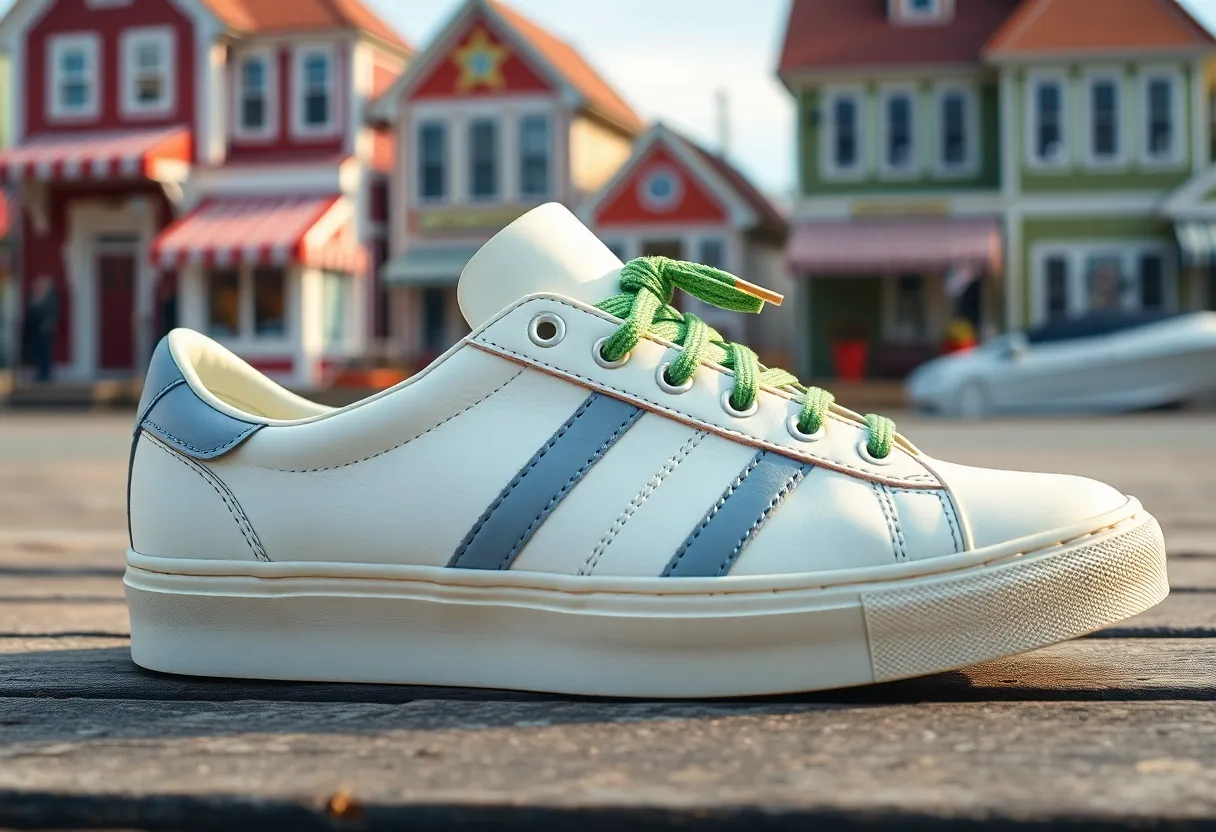 Limited edition Clam Chowder Gazelle sneakers by Sneaker Junkies and adidas