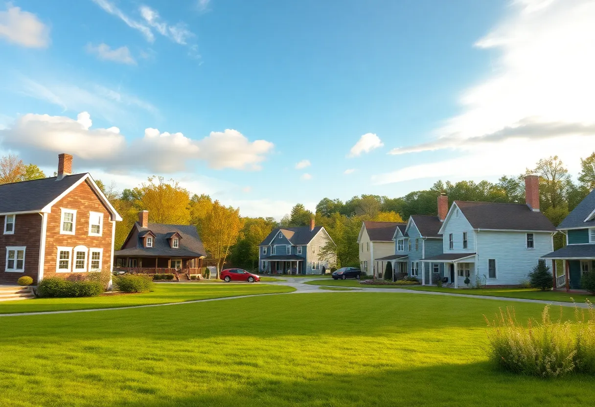 A picturesque view of Rhode Island highlighting innovation and community spirit.