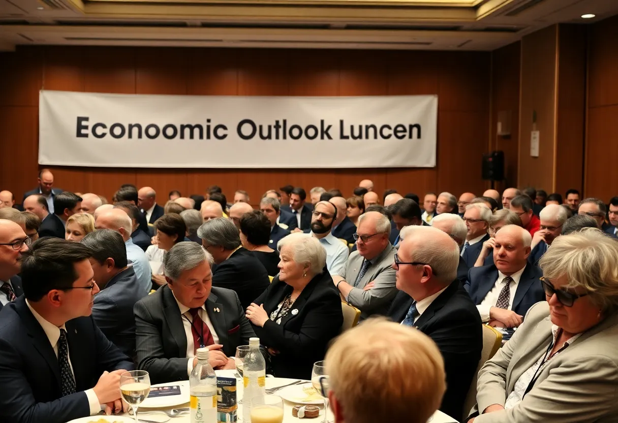 Gathering of business leaders at the Economic Outlook Luncheon