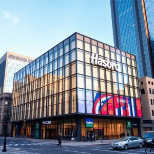 Hasbro corporate building in Boston's Seaport District