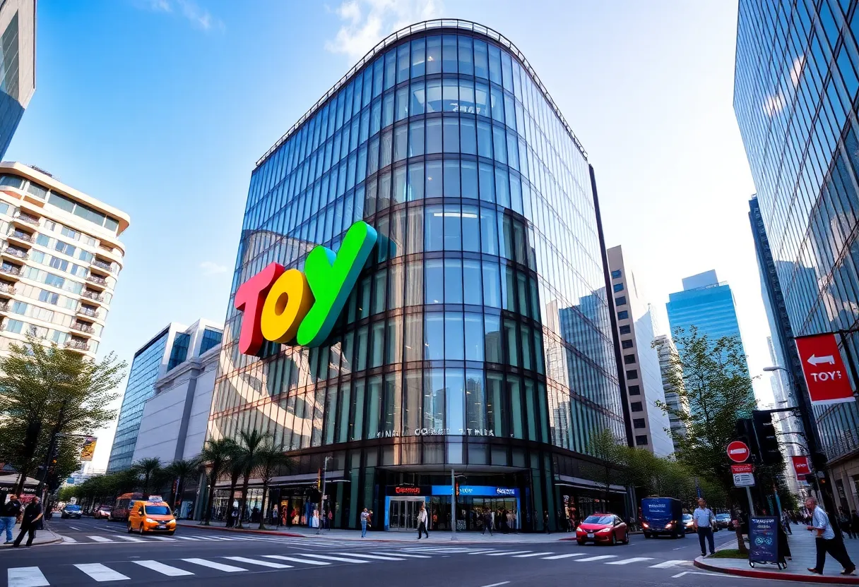 Rendering of Hasbro's new headquarters in Boston's Seaport District