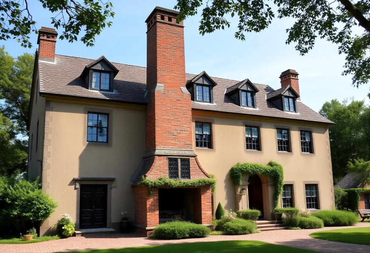 Exterior view of the historic John Mawney House in Providence, Rhode Island