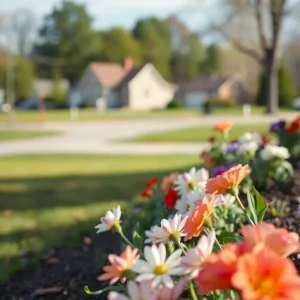 Flowers in a peaceful setting to honor Joseph N. Inger Jr.