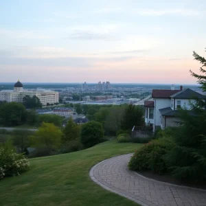 A serene landscape symbolizing community and legacy