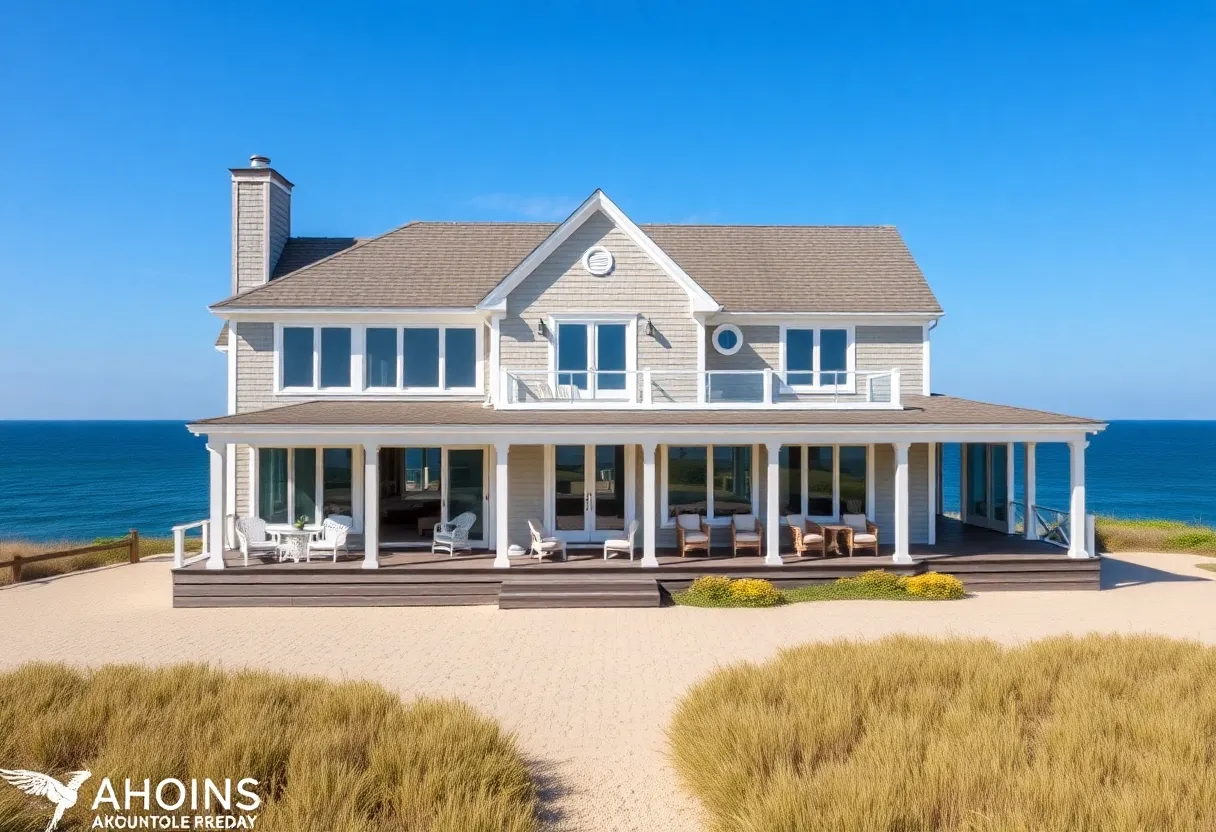 A luxury beach house demonstrating the high-end properties affected by the new tax legislation in Rhode Island.