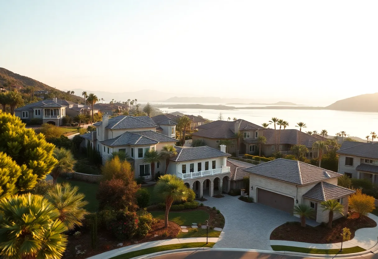 Luxurious homes in Rhode Island showcasing high-end architecture.