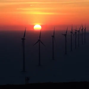Offshore wind turbines in Rhode Island