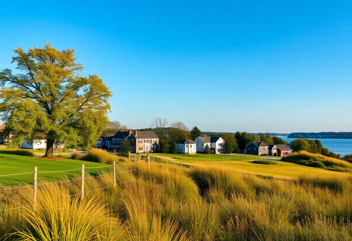 Community setting in Rhode Island representing philanthropy