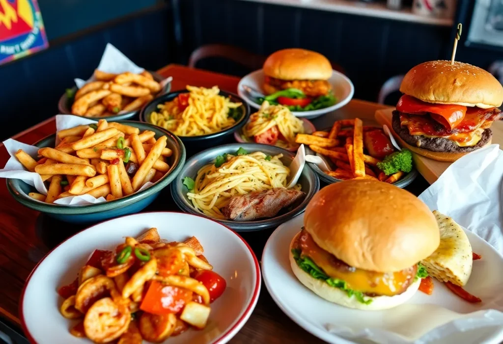 An assortment of popular dishes from Rhode Island restaurants