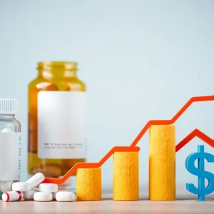 Illustration of rising health insurance costs in Rhode Island